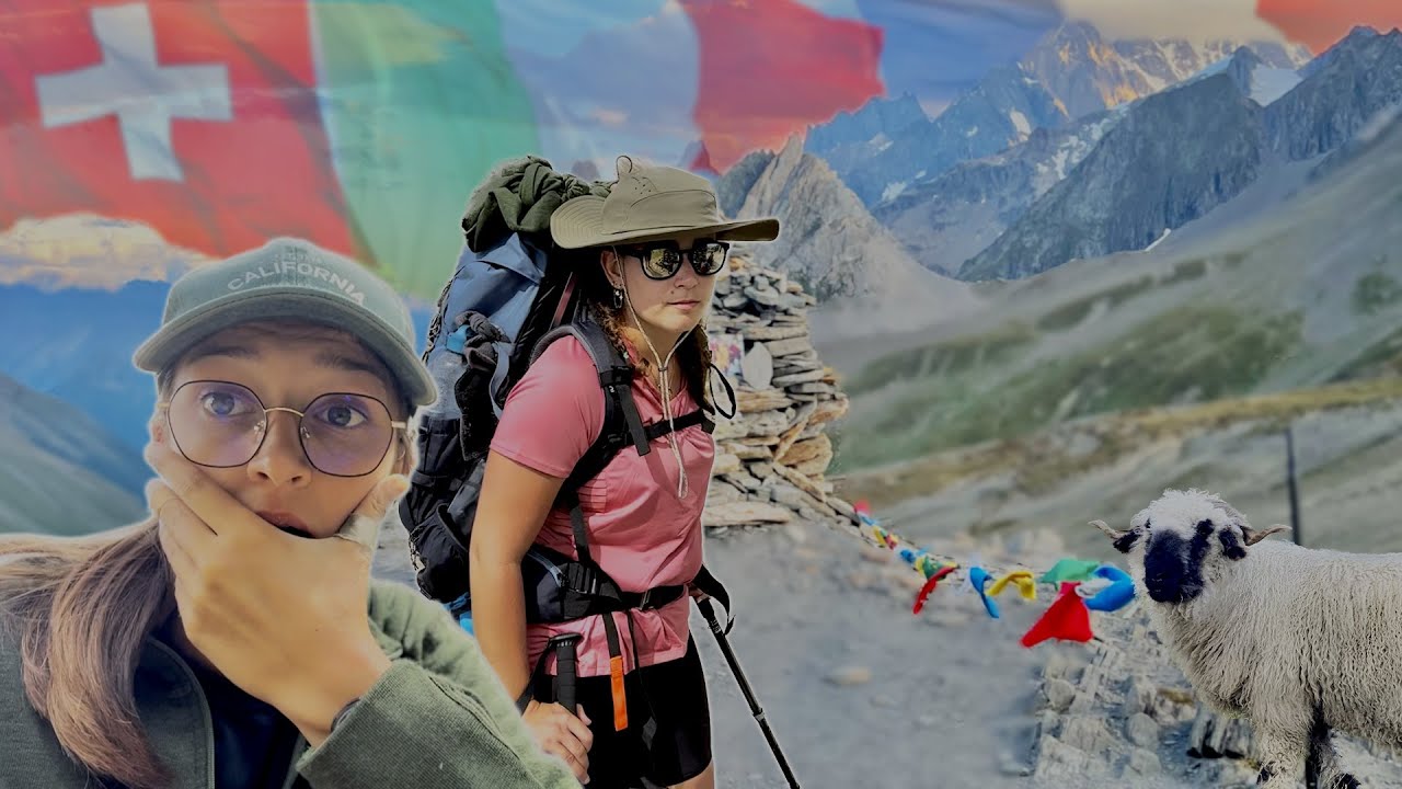 8 jours pour faire le tour du Mont-Blanc à pied ! (aucune expérience) (on a bien galéré)