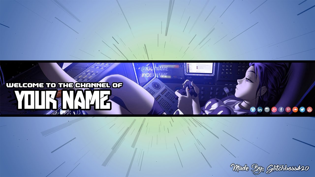 Anime Youtube Banners