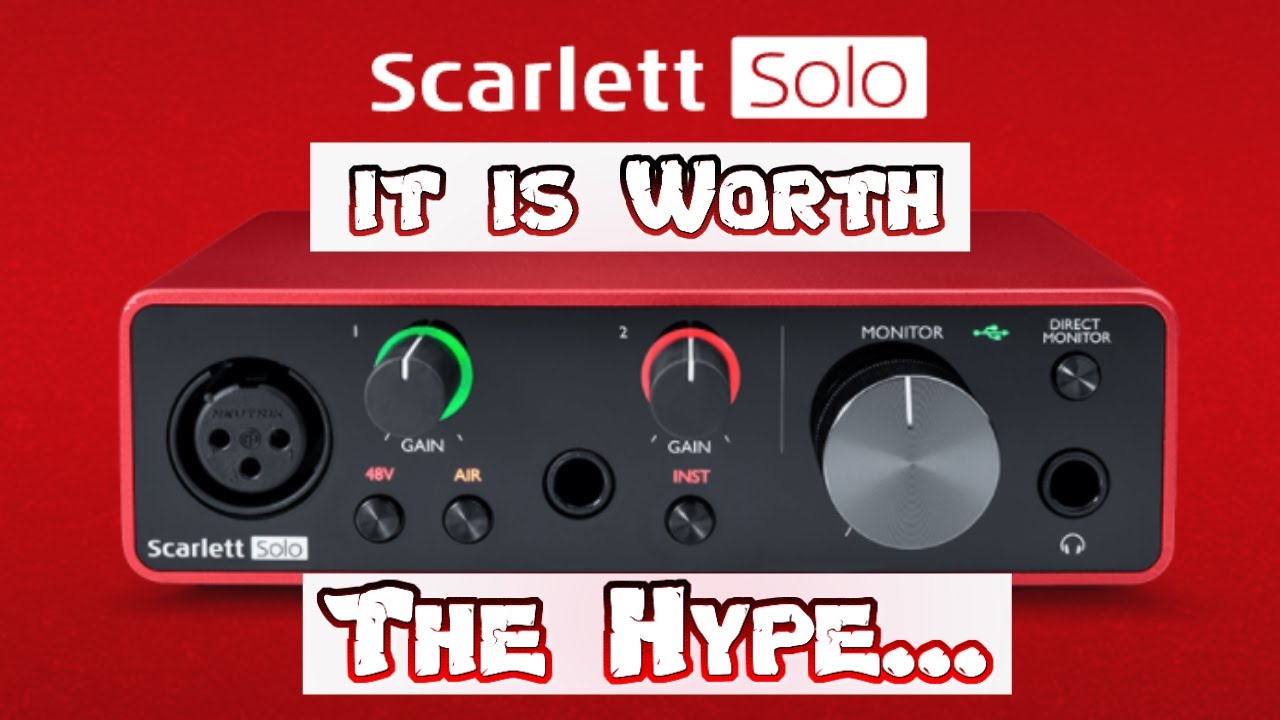 Jual Focusrite Scarlett Solo 3rd Gen (USB Audio Interface, Recording, 2 In,  2 Out) | KASKUS