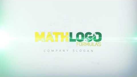 Math Formulas Logo Reveal | After Effects template