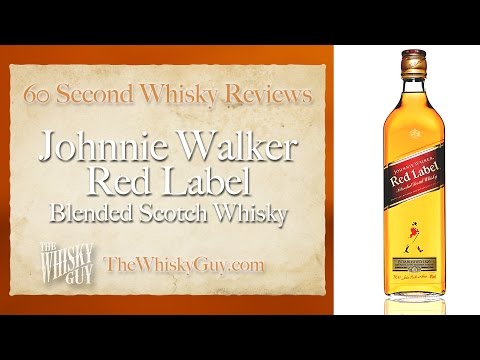 johnnie-walker-red-label-blended-scotch-whisky---60-second-whisky-review-#058