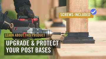 Upgrade your post bases with this decorative cover | Learn About Our Product: PCCA4B