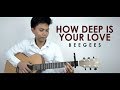 "How Deep Is Your Love" by Bee Gees Fingerstyle Guitar Cover by Mark Sagum | Free Tabs