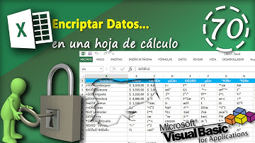 Encriptar Datos en una Hoja de Cálculo | VBA Excel 2013 #70