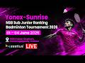 Day 2 - Court 2 - YONEX-SUNRISE NSB SUB JUNIOR RANKING BADMINTON TOURNAMENT 2026