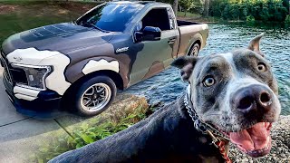 Taking My Dogs in my 600HP Supercharged Truck!