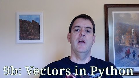 Vectors in Python
