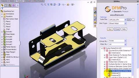 DFMPro for SolidWorks Demo