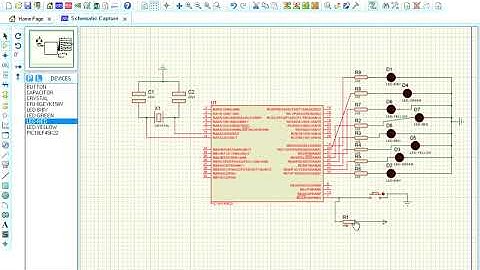 UNTITLED   Proteus 8 Professional  Secuencia de encendido de leds en el puerto D