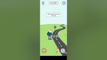 Brain Up Level 223 | Help the old man cross the road