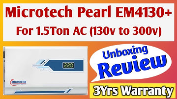 Voltage Stabilizer For AC 1.5 Ton | Microtek Stabilizer For 1.5 Ton AC | Pearl EM4130+