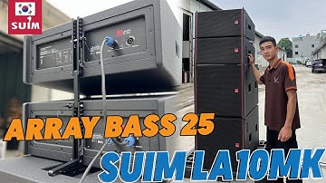 Line array Passive bass đôi 25 Suim (Korean)