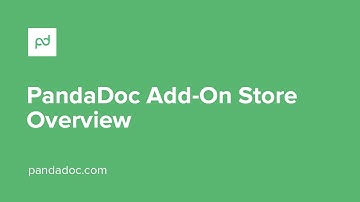 PandaDoc 102 - Features and Add-ons Store Overview