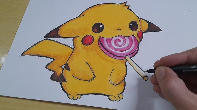 🎬 LIVE: Como Desenhar o Pikachu! How to draw Pikachu! 