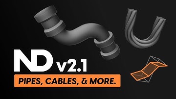 ND V2.1 Update — Pipes, Cables, & More for Blender