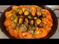 PAELLA DE MARISCO FACIL - Recetas de Cocina Faciles Rapidas y Economicas de hacer en casa