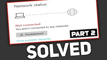 You Are Not Connected to Any Network || 💥🔥Fix WiFi || Part 2