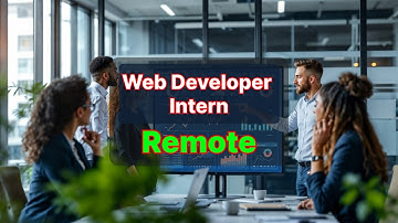 Web Developer Intern | NextMoveNotifier #career #webdevelopment #internship #chennai #location