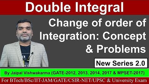 Double Integral: Change of Order of Integration - Concept & Problems II #bscmaths #iitjam #gate