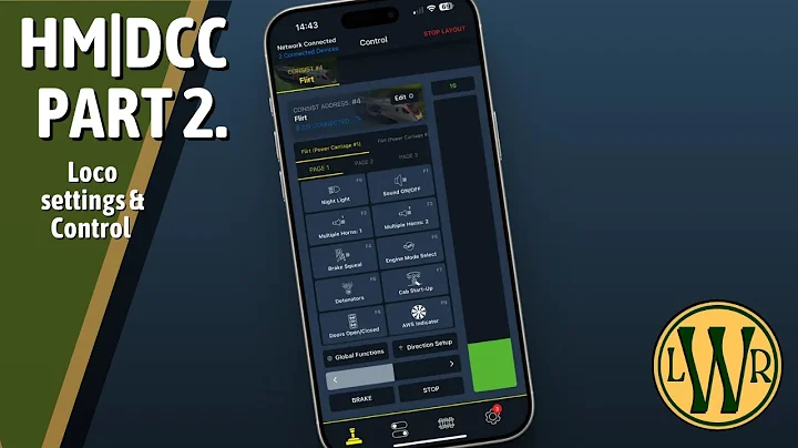 Loco Settings & Control - Hornby's HM7000 Bluetooth & DCC Sound Decoder Overview Pt2 -  | Ep.19