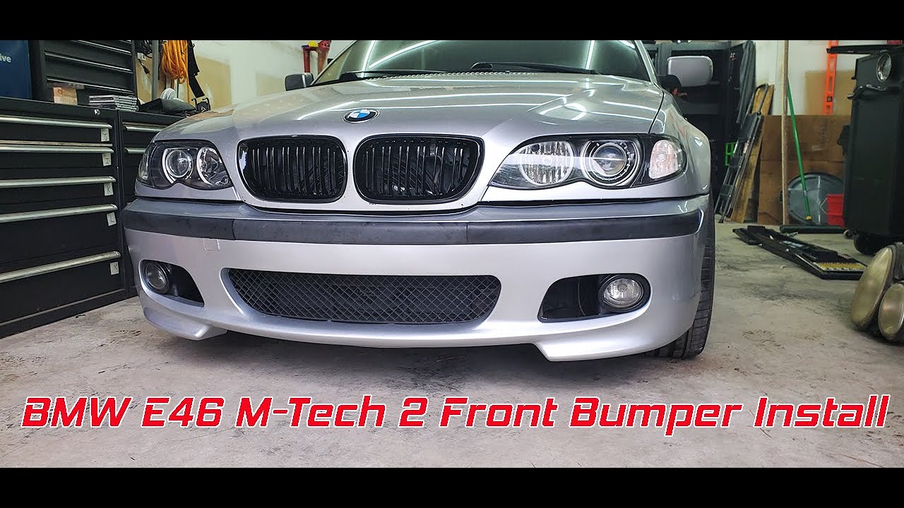 BMW E46 M-Tech 2 Front Bumper Install 