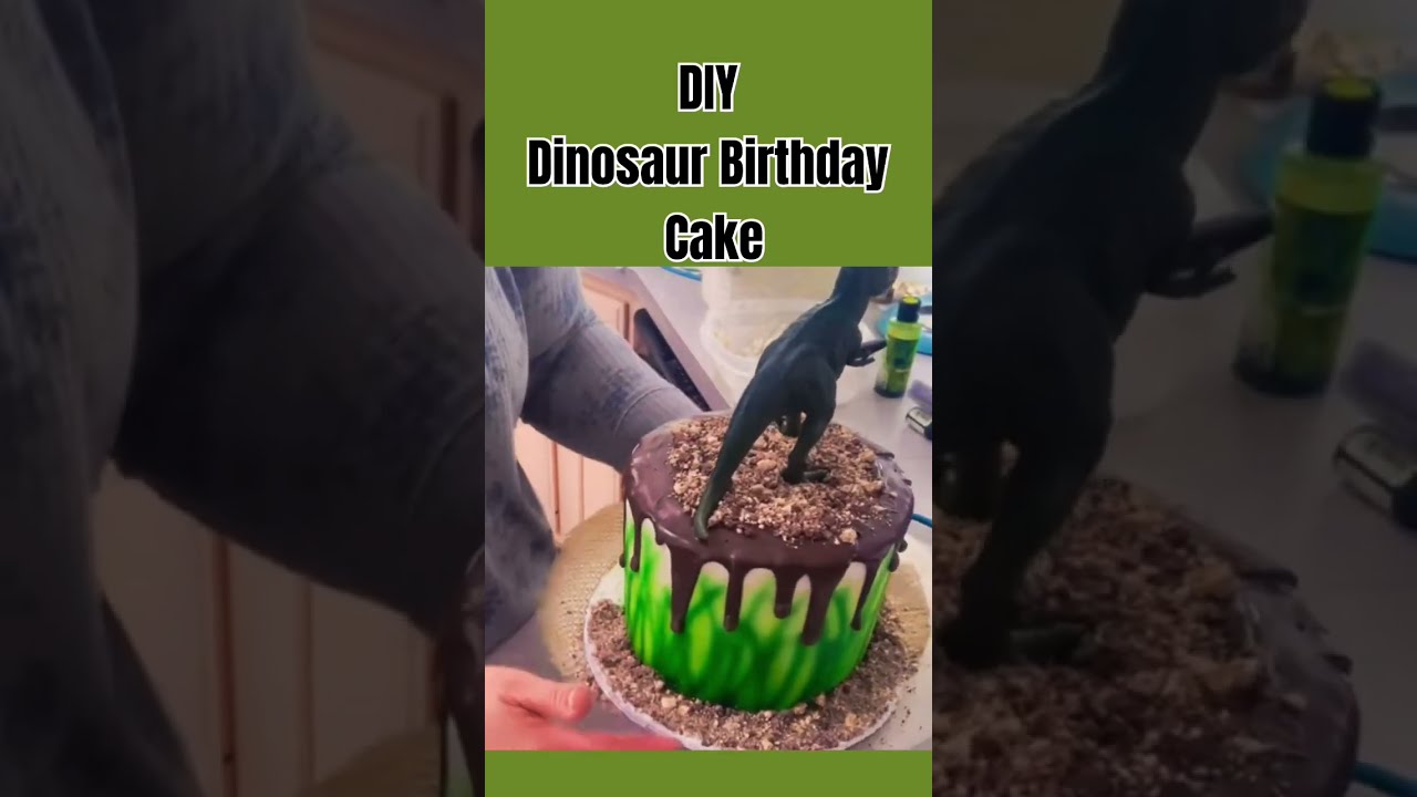Dinosaur Cake Tutorial