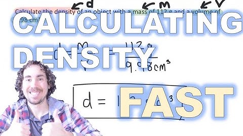 How to solve for Density  |  Chemistry Homework in 3 MINUTES