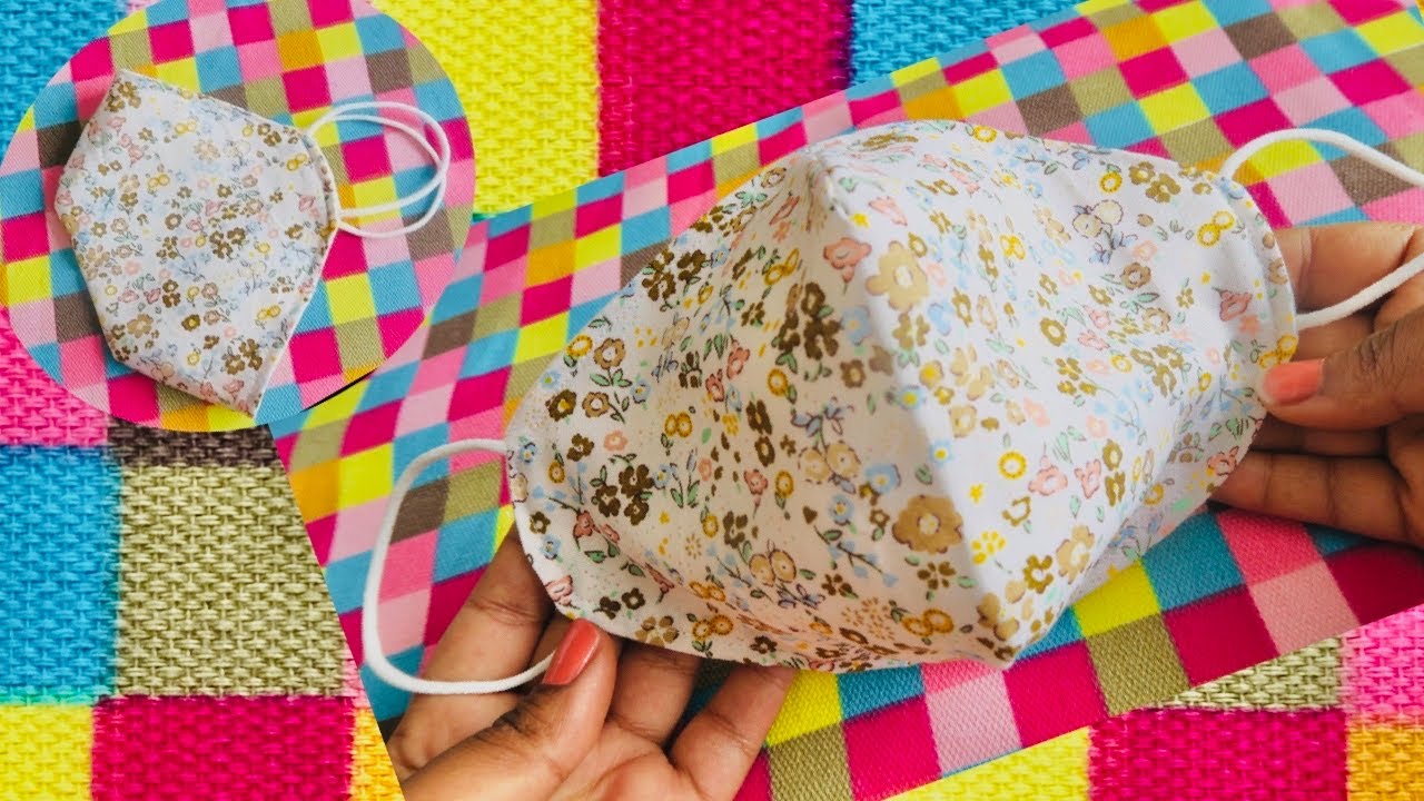 Easy Breathable Face Mask//Easy DIY Face Mask YouTube