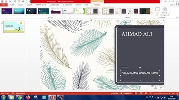 Pembelajaran TIK Kelas 3 "Membuat Presentasi di Power Point"