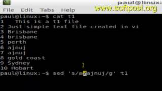 How to find and replace text in a file in CentOS