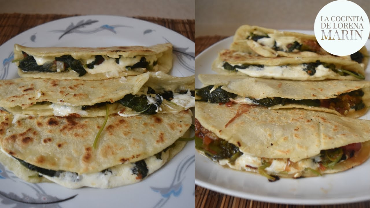 Quesadillas de Quelite con Queso en Comal YouTube