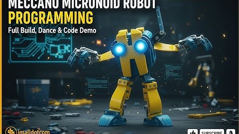 MECCANO Micronoid Robot Build & Full Demo 🤖 Programming, Dancing & Fun! #imalidotcom Robo Toy