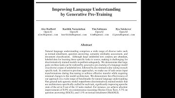 One Minute Papers - GPT-1