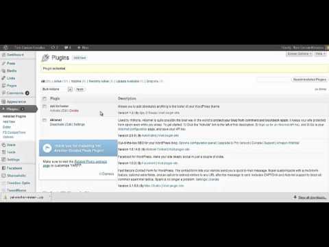 How To Install A Wordpress Plugin Manually - YouTube