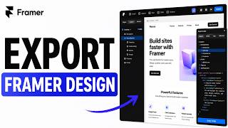 How to Export Any Framer Design to Code in 60 Seconds｜Export Code from Framer