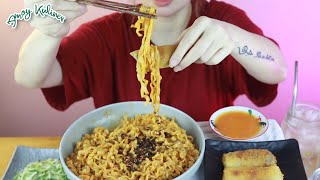 Asmr Mukbang Samyang Buldak Creamy Carbonara  mukbang kulinerpontianak amoykuliner