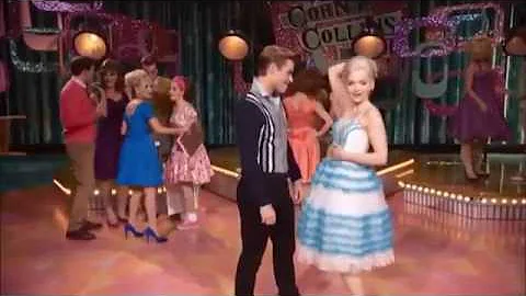Dove cameron and garrett Clayton kiss in hairspray...