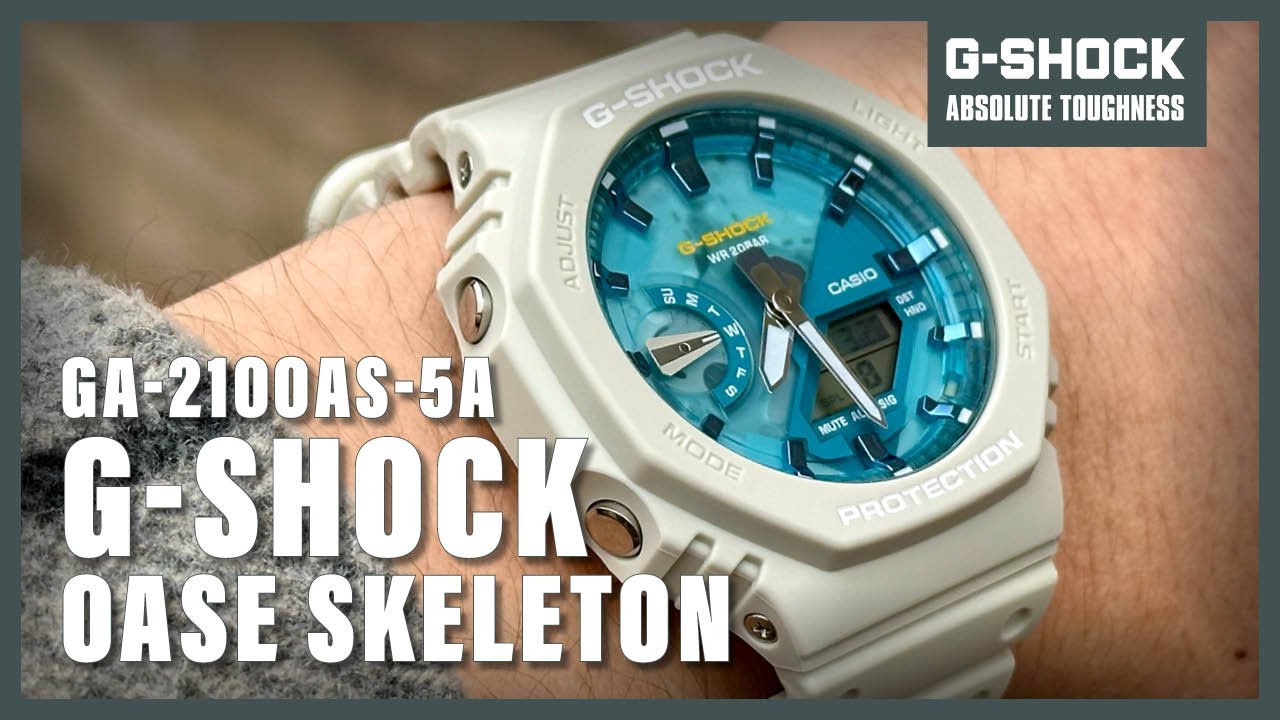 Unboxing The New Casio G-Shock GA-2100AS-5A - YouTube