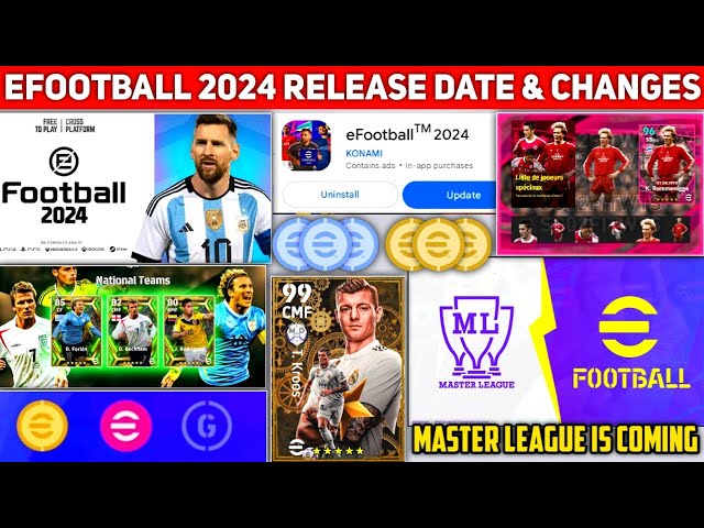 eFootball 2024 RELEASE DATE, CROSS PLATFORM