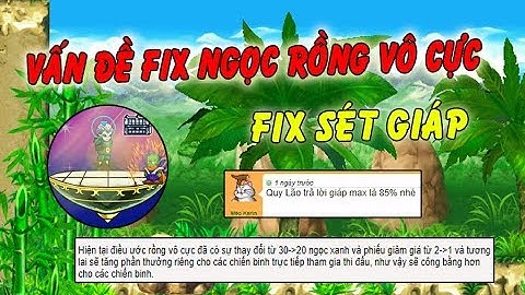 Ngọc Rồng Online - Vấn Đề Admin Fix Rồng Vô Cực...Tan Mộng Set Giáp 7s...Còn Gì Để Fix ?
