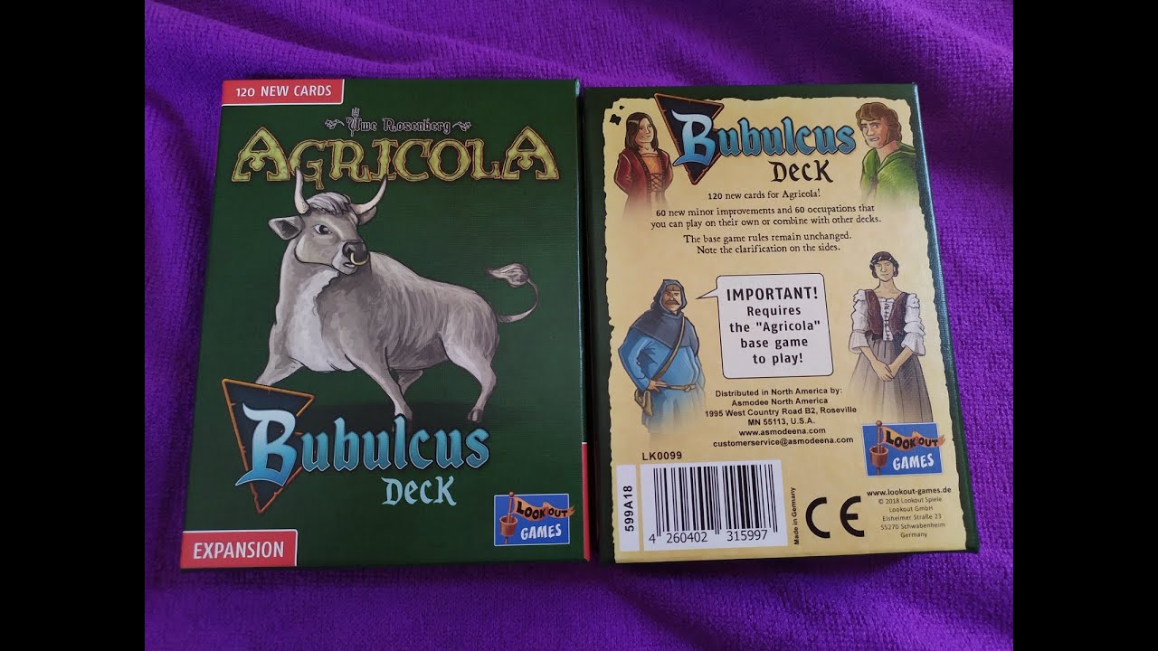 Asmodee - Agricola: Bubulcus Deck - Espansione Gioco da Tavolo, Edizione in Italiano