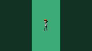 Green Screen Cartoon Character Walking, Sad Boy
