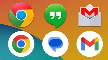 Android Google Apps Icons: 2013 vs 2023!