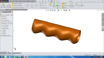 solidworks Surface loft