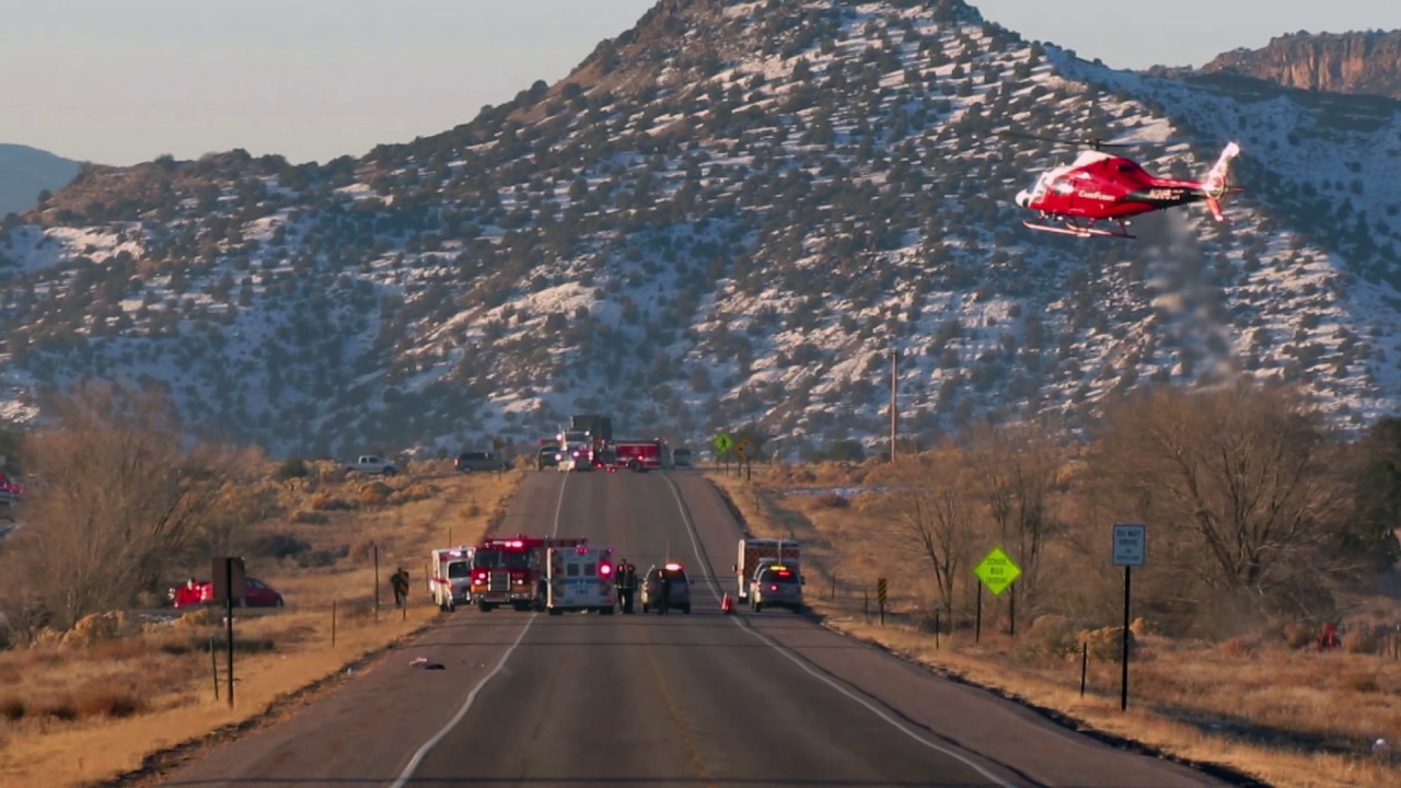 New Mexico State Road 30 vehicle accident 08 January 2013 YouTube