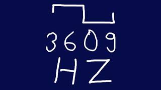 3609 hz square
