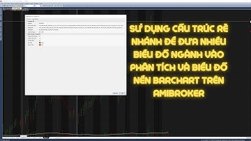 Sử dụng cấu trúc rẽ nhánh để tạo nhiều biểu đồ ngành, nến Barchart, candlestick trên Amibroker