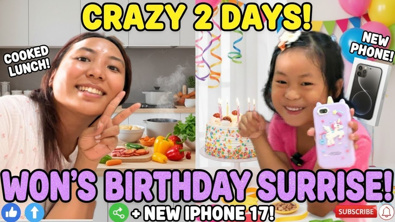 Won's Birthday Celebration 🎁 | Garden to Plate + Unboxing + Mukbang