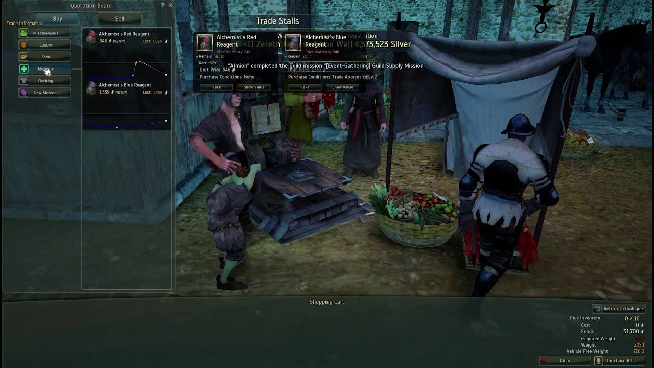 Black Desert Tutorial Level 50 Handel/Trading Deutsch