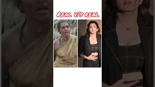 Thangalaan Movie 🔥 Characters Reel vs real #thangalaan#reel #real #vikram #shorts #viral